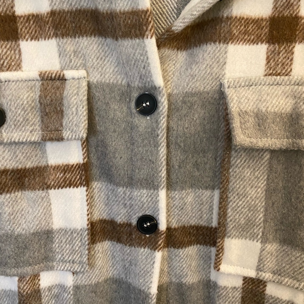 Amazon Plaid Shacket - Picture 5 of 6